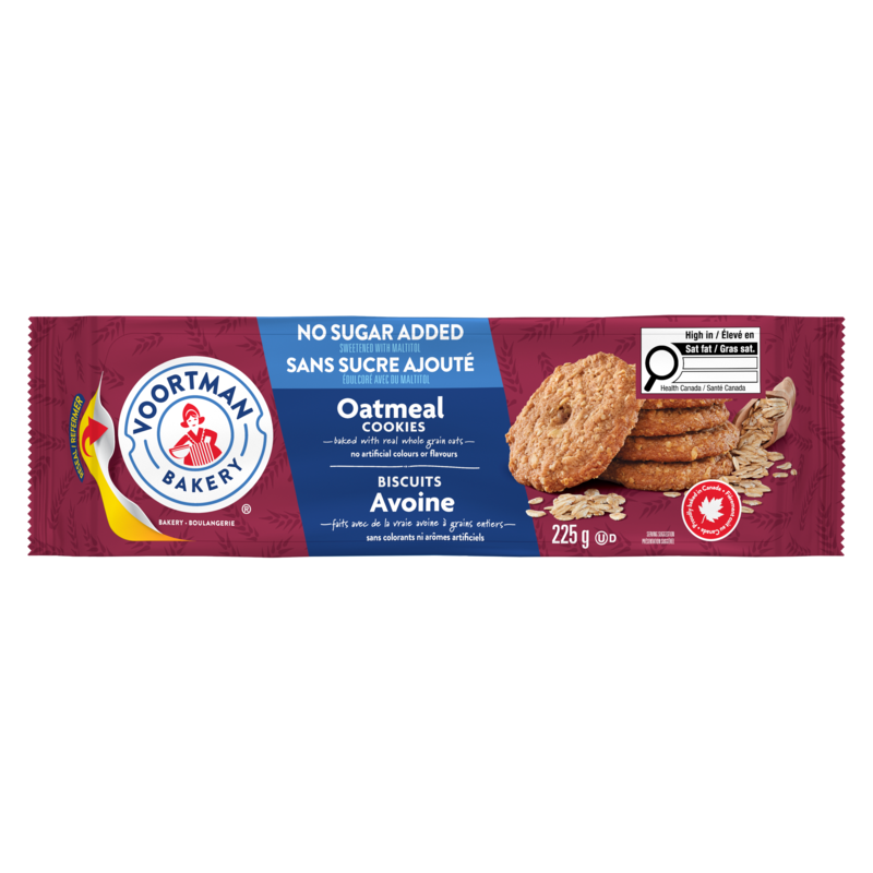 No Sugar Added Oatmeal Cookies