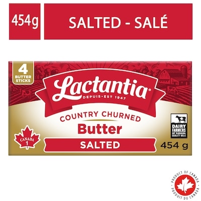 Lactantia Salted Butter Sticks 4x113.0 g, $1.99/100g