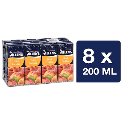 Allen's Peach Cocktail 8x200.0 ml, $0.24/100ml