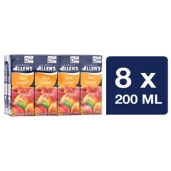 Allen's Peach Cocktail 8x200.0 ml, $0.25/100ml