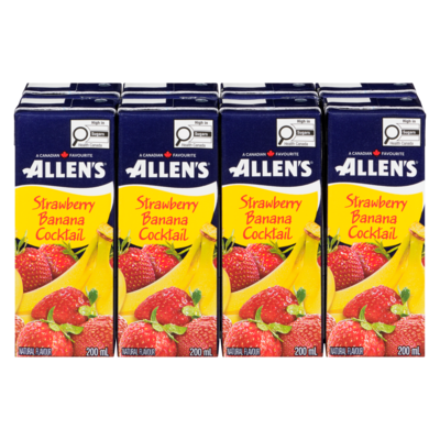 Allen's Strawberry Banana Cocktail 8x200.0 ml, $0.25/100ml