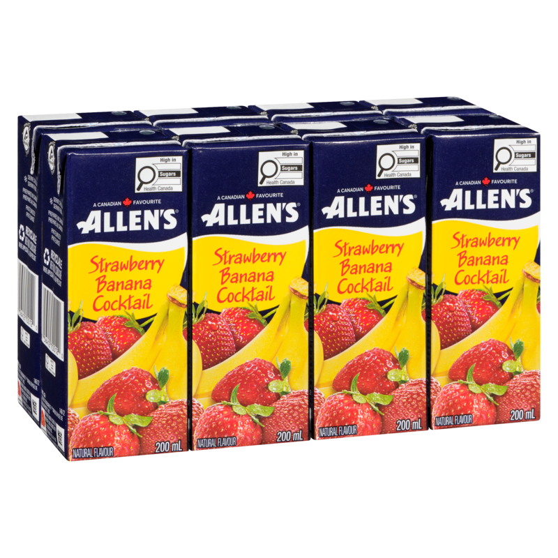 Strawberry Banana Cocktail