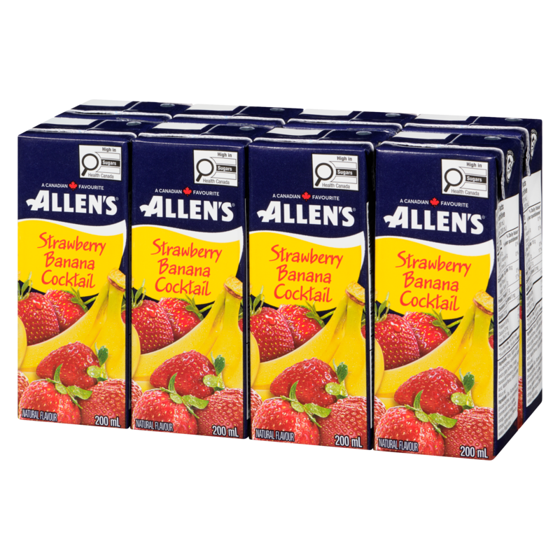 Strawberry Banana Cocktail