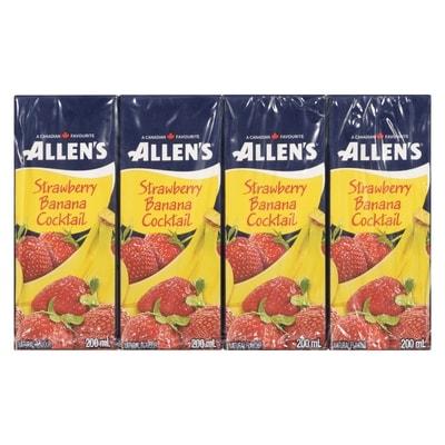 Allen's Strawberry Banana Cocktail 8x200.0 ml, $0.20/100ml