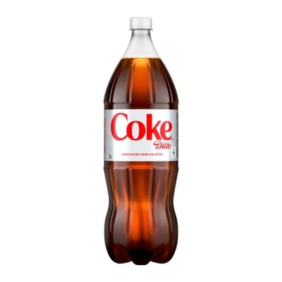 Coca-Cola Cola Diète Bouteille 2 l, 0,14 $/100ml