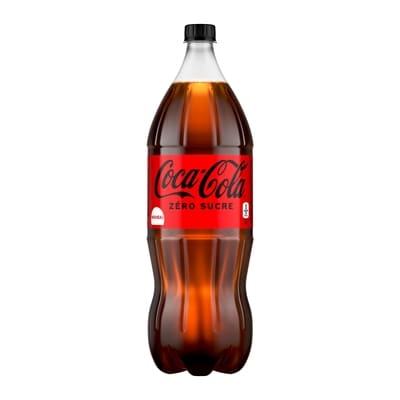 Coca-Cola Cola Zero Sucre Bouteille 2 l, 0,20 $/100ml