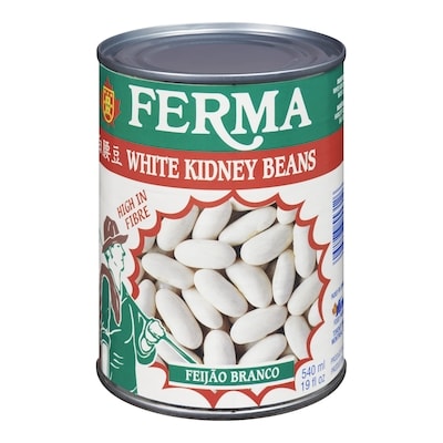 Ferma White Kidney Beans 540 ml, $0.33/100ml