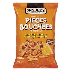 Snyders Morceaux de bretzels au cheddar 240 g, 1,58 $/100g