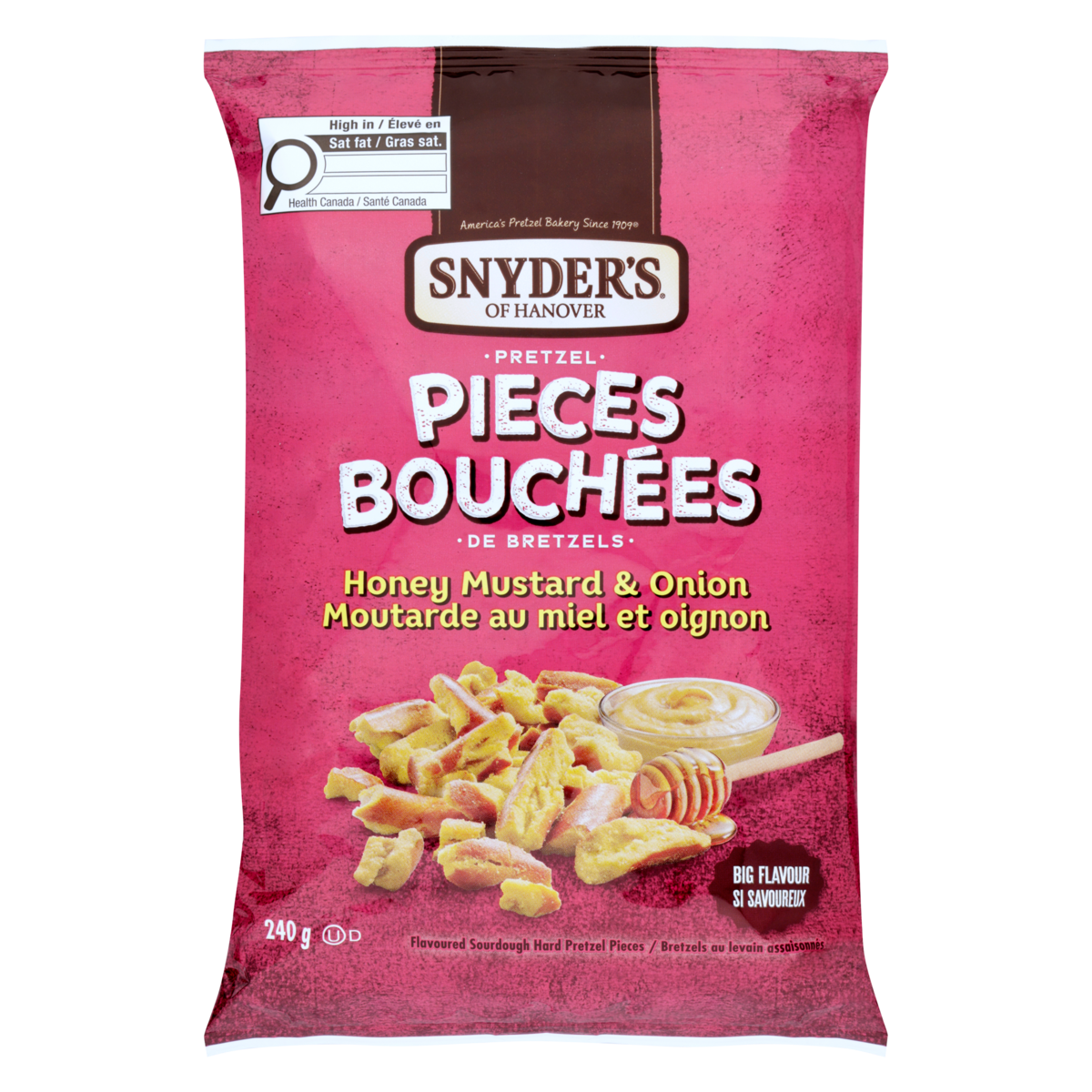 Snyder's Of Hanover Pretzels Pieces Honey Mustard & Onion