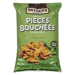 Snyders Pretzels, Jalapeño 240 g, $1.66/100g