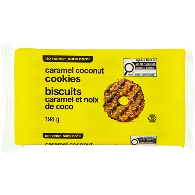 No Name Caramel Coconut Cookies 198 g, $1.77/100g