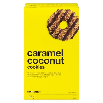 No Name Caramel Coconut Cookies 198 g, $2.27/100g