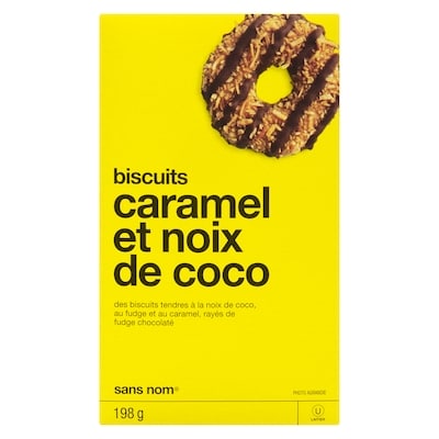 Biscuits caramel et noix de coco