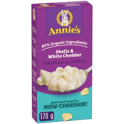 Annie's Macaroni & Cheese, Shells & White Cheddar 170 g, $1.76/100g
