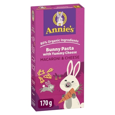 Annie's Bunny Pasta With Yummy Cheese Macaroni & cheese 170 g, $1.32/100g