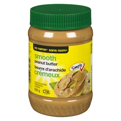No Name Smooth Peanut Butter 500 g, $0.60/100g