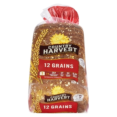 Country Harvest Pain aux 12 grains 675 g, 0,56 $/100g