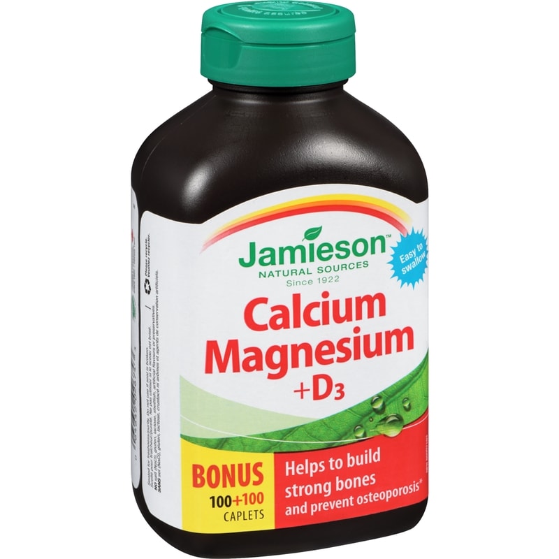 Calcium Magnesium + Vitamin D3 Caplets