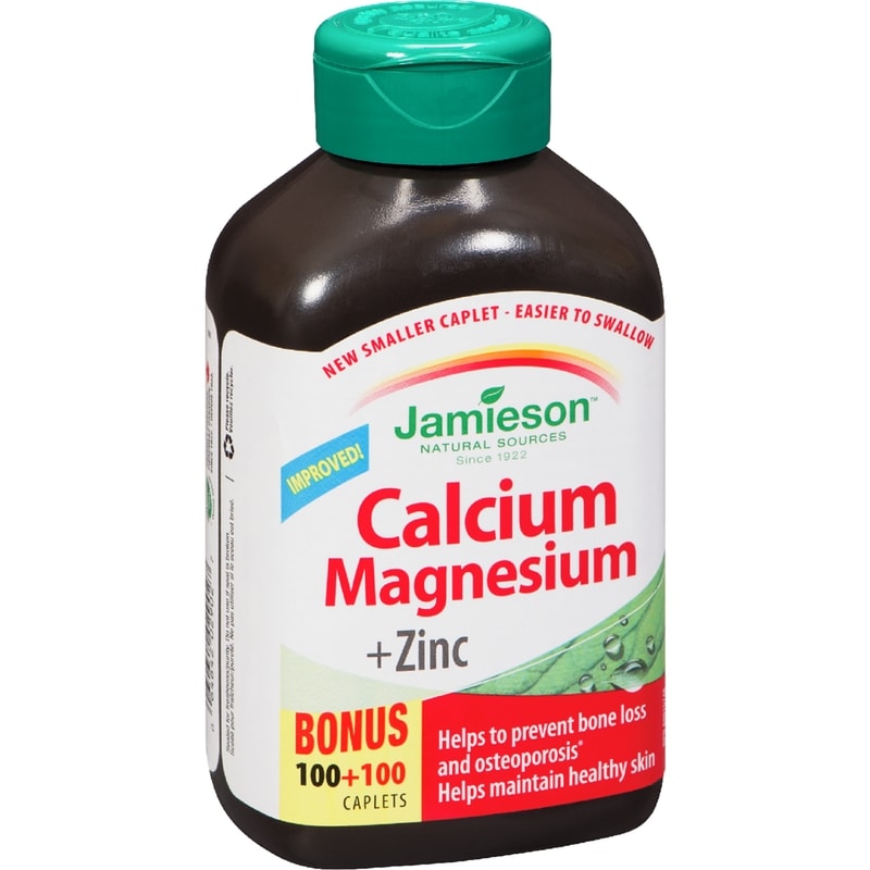 Calcium Magnesium + Zinc Caplets