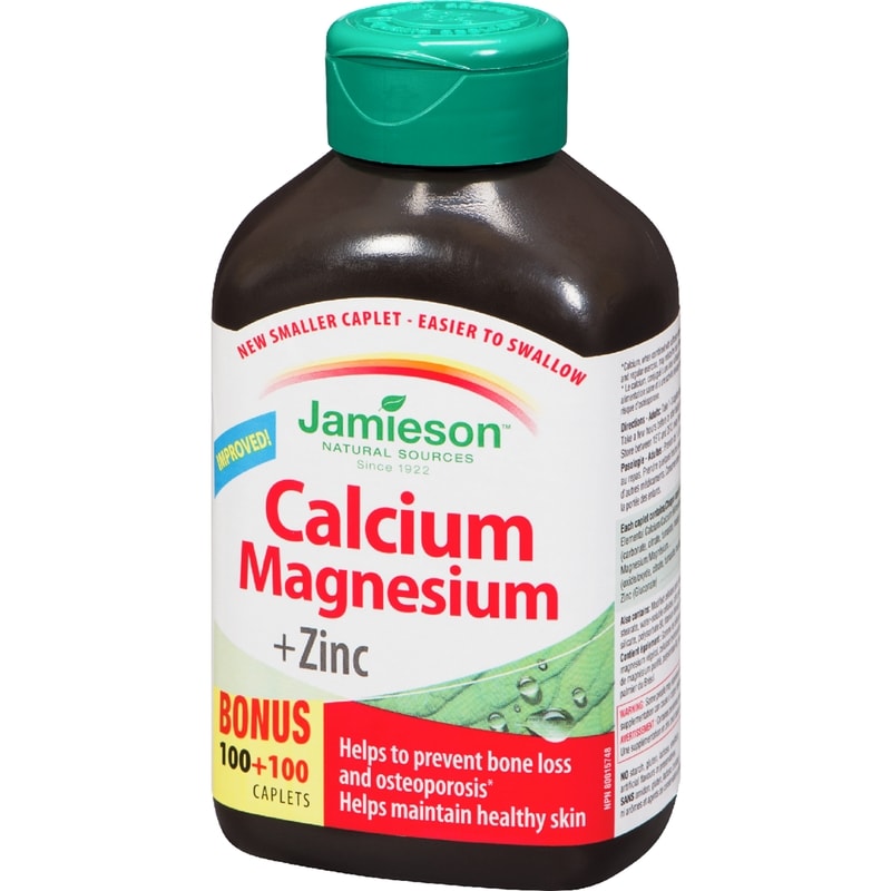 Calcium Magnesium + Zinc Caplets