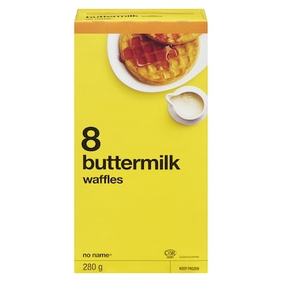 No Name Buttermilk Waffles 280 g, $0.98/100g