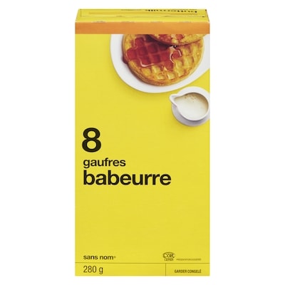 Sans Nom Gaufres, babeurre 280 g, 0,98 $/100g
