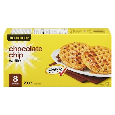 No Name Chocolate Chips Waffles 280 g, $0.98/100g