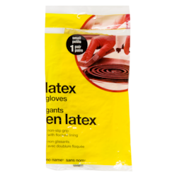 Sans Nom Gants en latex, petits 1 ea, 2,00 $/1ch