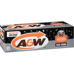 A&W Zero Sugar Root Beer - 12x355.0 ml | Wholesale Club