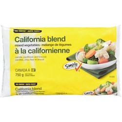 Sans Nom Mélange de légumes à la californienne 750 g, 0,47 $/100g