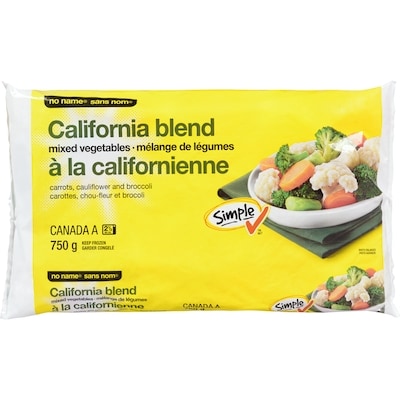 Sans Nom Mélange de légumes à la californienne 750 g, 0,37 $/100g