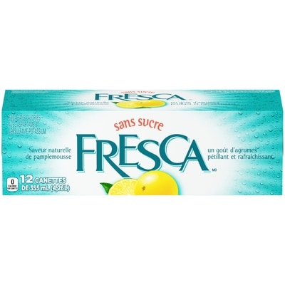 Fresca Soda au pamplemousse Fridge Pack Cannettes 12x355.0 ml, 0,20 $/100ml