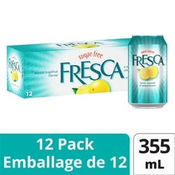 Fresca Soda au pamplemousse Fridge Pack Cannettes 12x355.0 ml, 0,21 $/100ml