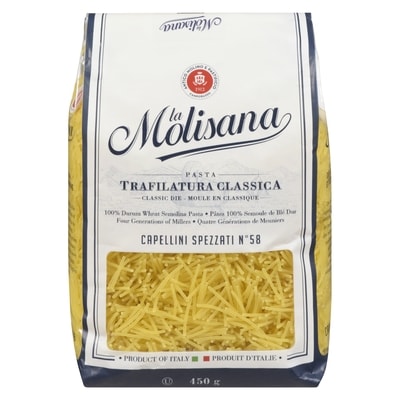 La Molisana Capellini 450 g, 0,78 $/100g