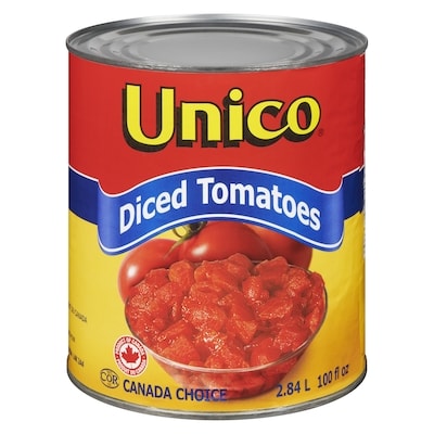 Unico Diced Tomatoes, Club Pack 2.84 l, $0.28/100ml
