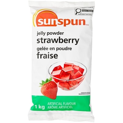 Sunspun Strawberry Jelly Powder 1 kg, $0.85/100g
