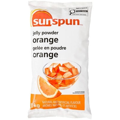 Sunspun Orange Jelly Powder 1 kg, $0.85/100g
