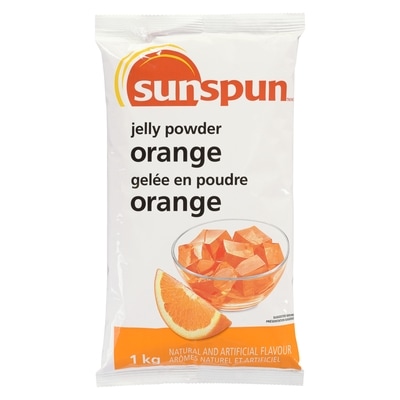 Sunspun Orange Jelly Powder 1 kg, $0.85/100g