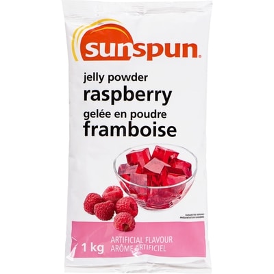 Sunspun Raspberry Jelly Powder 1 kg, $0.85/100g