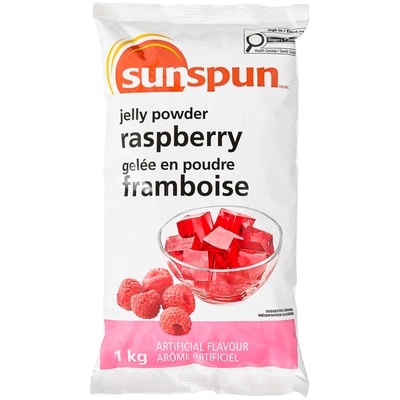 Sunspun Raspberry Jelly Powder 1 kg, $0.85/100g