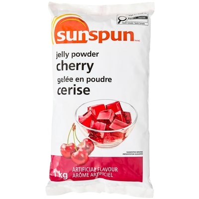 Sunspun Cherry Jelly Powder 1 kg, $0.85/100g