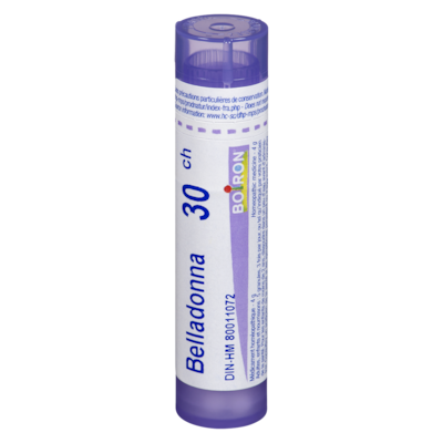 Boiron Médicament homéopathique Belladonna 30 CH 80 ea, 0,09 $/1ch
