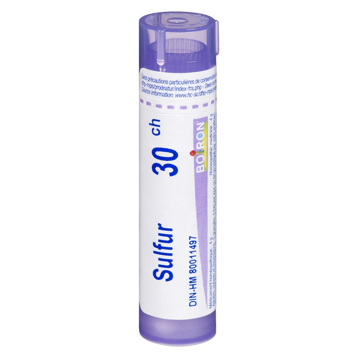 Boiron Médicament homéopathique Sulfur 30 CH 80 ea, 0,09 $/1ch
