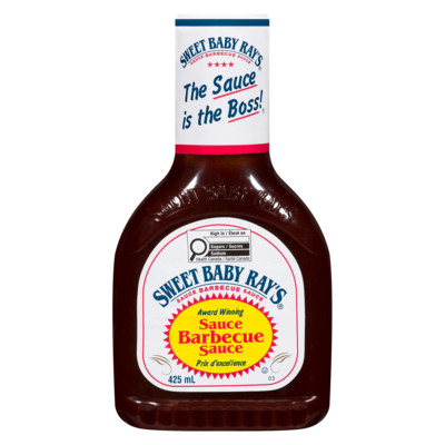 Sweet Baby Ray’s Sauce barbecue originale 425 ml, 1,24 $/100ml