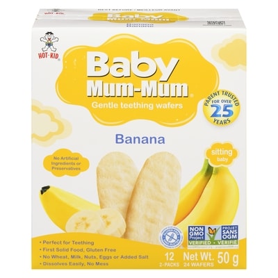 Hot Kid Baby Mum Mum, Banana 50 g, $5.98/100g