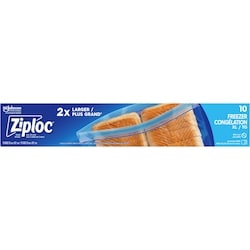 Ziploc très grands sacs de congélation emballage de 10 10 ea, 0,85 $/1ch