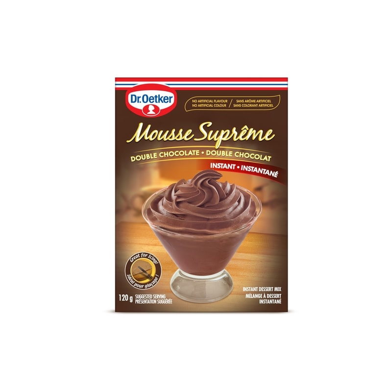 Dr Oetker Mousse Mix, Double Chocolate - 120 g | Your Independent