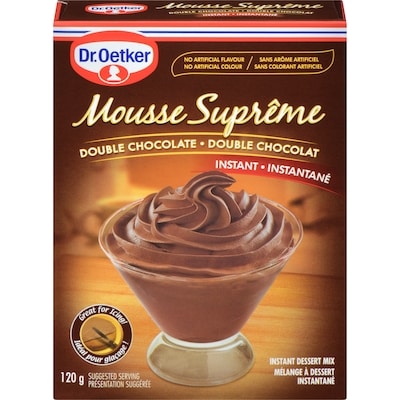 Dr Oetker Mousse Mix, Double Chocolate 120 g, $2.49/100g