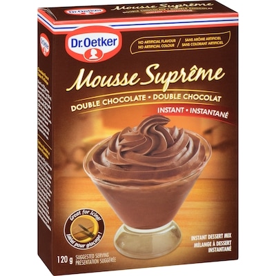 Dr Oetker Mousse Mix, Double Chocolate - 120 g | Atlantic Superstore