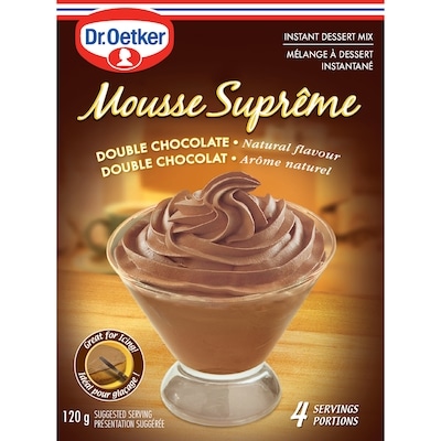 Dr. Oetker Mélange pour dessert double chocolat 120 g, 2,49 $/100g
